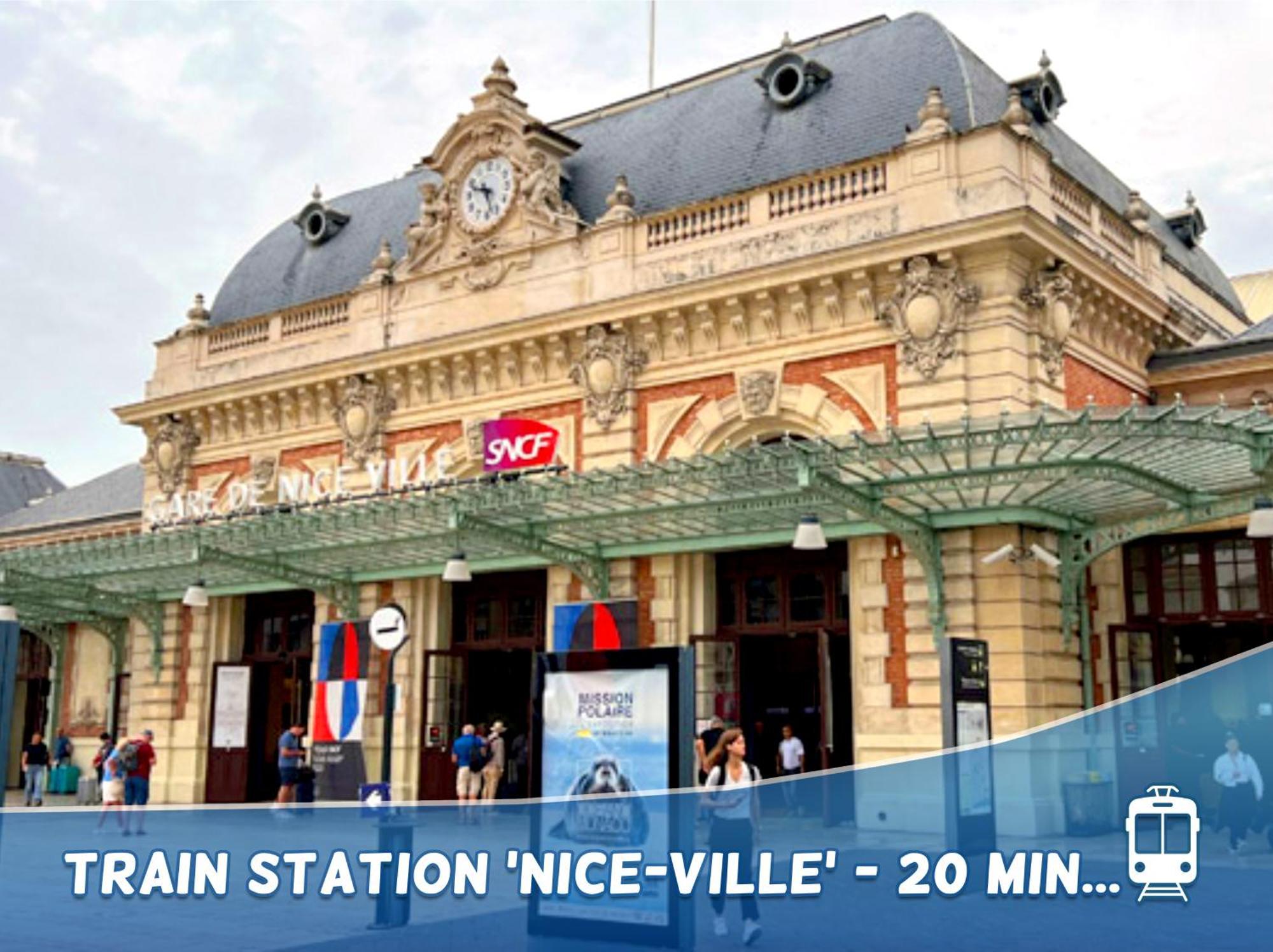 1 Min To The Beach Apartment - Kitchen - Tramway - Air Conditioner - Wifi - Promenade Des Anglais Nice Extérieur photo