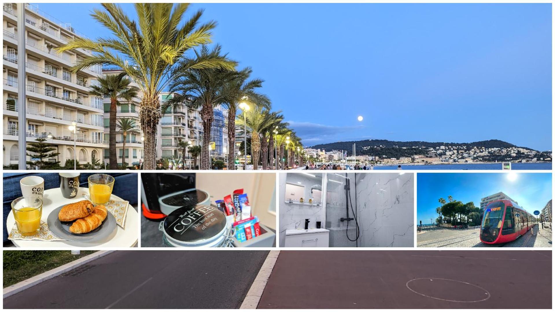 1 Min To The Beach Apartment - Kitchen - Tramway - Air Conditioner - Wifi - Promenade Des Anglais Nice Extérieur photo