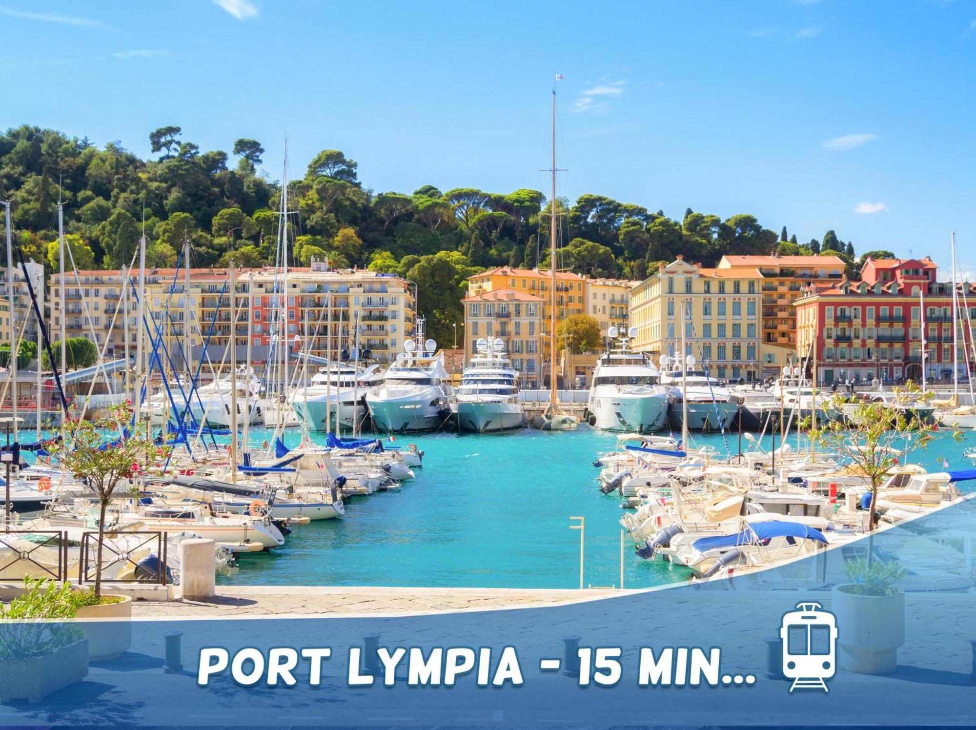 1 Min To The Beach Apartment - Kitchen - Tramway - Air Conditioner - Wifi - Promenade Des Anglais Nice Extérieur photo